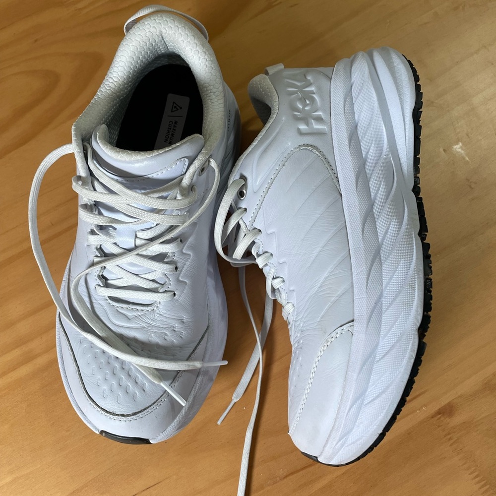 Hoka Bondi SR shoes - White